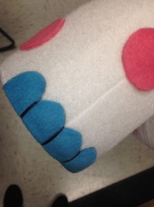 Cutest puppet foot! Which toy does it belong to?